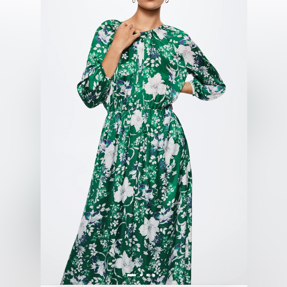 MANGO FLOWER PRINT DRESS. - Picture 2 of 6